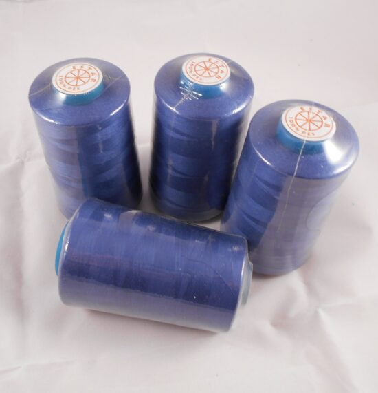 Overloka diegi, tumši zilā krāsā, 5000Y, Nr.120