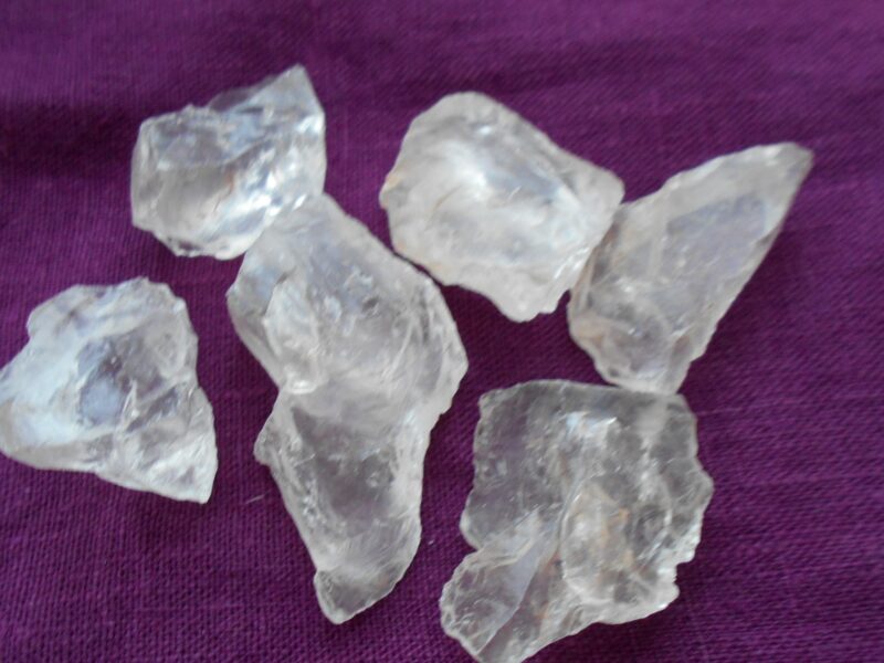 Kalnu kristāls, neapstrādāts L izmērs (Rock Crystal Rough)