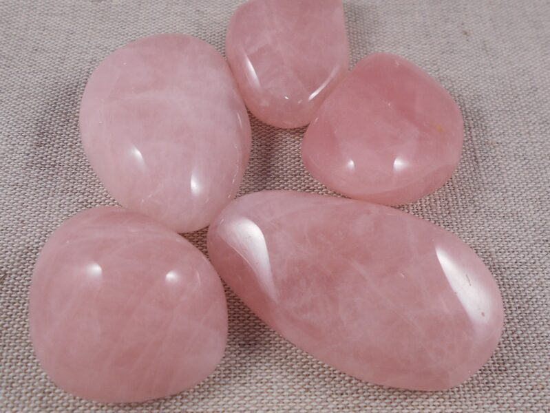 Rožu (rozā) kvarcs (Rose Quartz), gluds, XXL izmērs